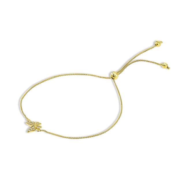 14k Diamond Butterfly bracelet