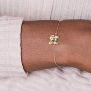 14k Diamond Couple Bracelet