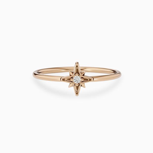 north star diamond ring