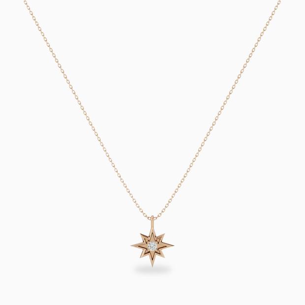 diamond star necklace