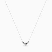 unique five diamond necklace