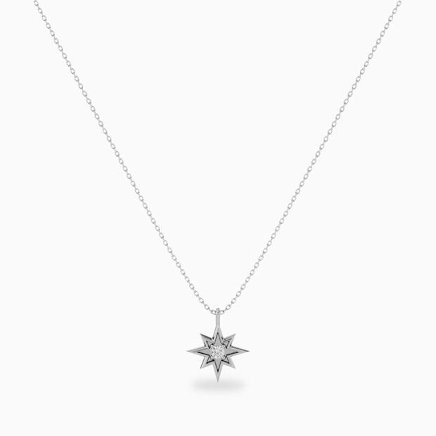 diamond star necklace