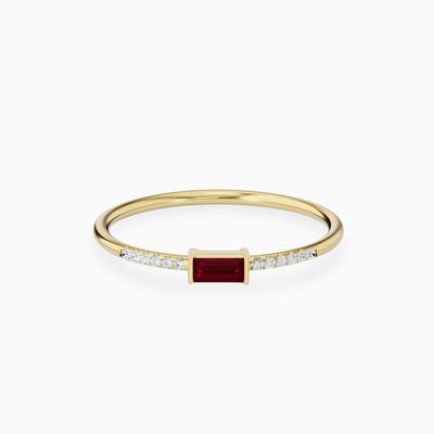 dainty ruby engagement ring