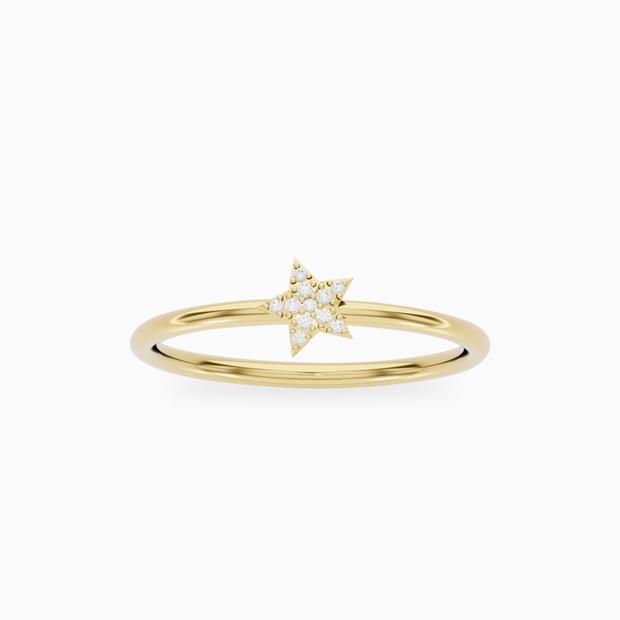 diamond star ring 